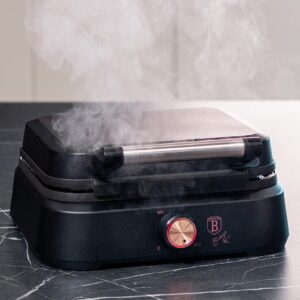 Berlinger Haus Ηλεκτρική Βαφλιέρα XL 780W Black Rose Collection BH-9439 - Image 5