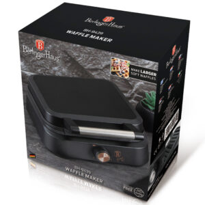 Berlinger Haus Ηλεκτρική Βαφλιέρα XL 780W Black Rose Collection BH-9439 - Image 8