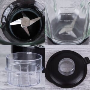 Berlinger Haus Μπλέντερ με γυάλινη κανάτα 1,5L Black Rose Edition BH-9441 - Image 5
