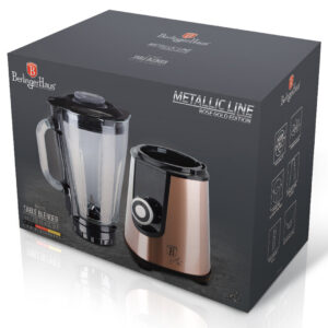 Berlinger Haus Μπλέντερ με γυάλινη κανάτα 1,7L 1000W Metallic Line Rose Gold Edition BH-9448 - Image 6