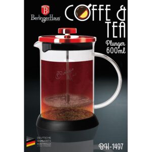 Berlinger Haus Καφετιέρα Φίλτρου - Τσαγιέρα 600ml Burgundy Edition BH-1497 - Image 2