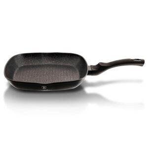 Berlinger Haus Αντικολλητική Γκριλιέρα 28εκ. Black Silver Collection BH-1846