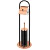 Berlinger Haus Πιγκάλ και βάση χαρτιού υγείας Black - Rose Gold Collection BH-6552