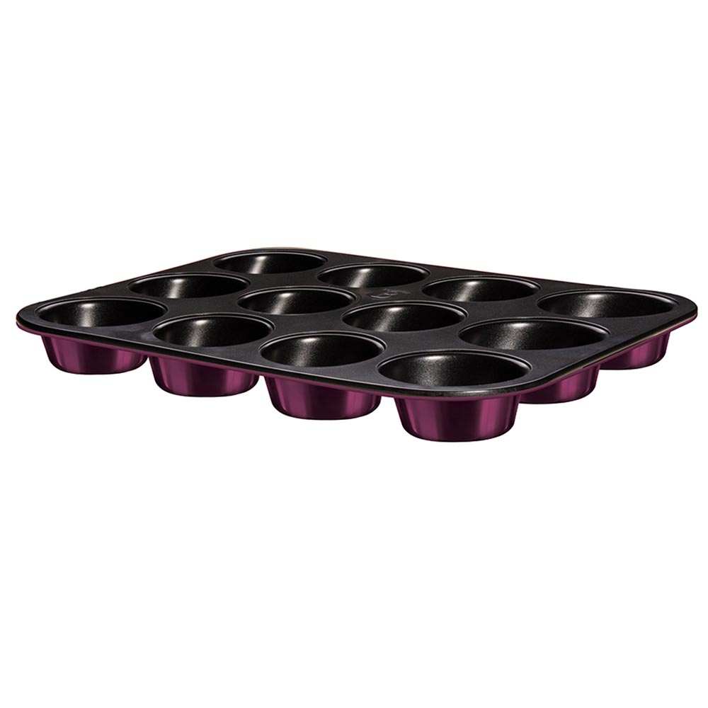 Berlinger Haus Αντικολλητική φόρμα για muffin 12 θέσεων Purple Eclipse CollectionBH-6800