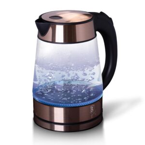 Berlinger Haus Γυάλινος Βραστήρας 1,7lt 2200W Max Rose Gold Edition BH-9121 - Image 3