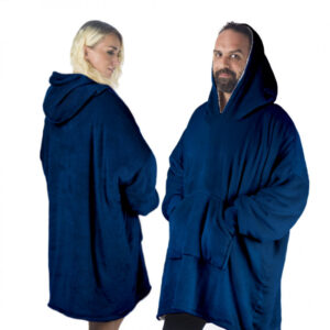 HomeVero Comfort Blanket Βελούδινη Oversized Μπλούζα – Κουβέρτα HV-CB-NB Μπλε