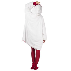 HomeVero Comfort Blanket Βελούδινη Oversized Μπλούζα – Κουβέρτα HV-CB-R Κόκκινο - Image 8