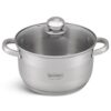 Edenberg Κατσαρόλα 22cm με γυάλινο καπάκι EB-3006