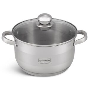 Edenberg Κατσαρόλα 22cm με γυάλινο καπάκι EB-3006