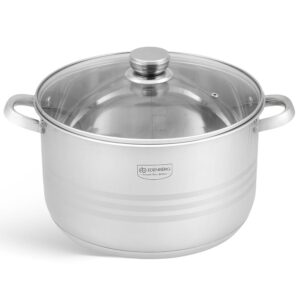 Edenberg Κατσαρόλα 30cm με γυάλινο καπάκι EB-3020