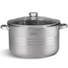 Edenberg Κατσαρόλα 32cm με γυάλινο καπάκι EB-3021