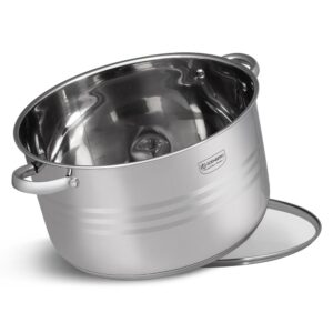 Edenberg Κατσαρόλα 32cm με γυάλινο καπάκι EB-3021 - Image 2