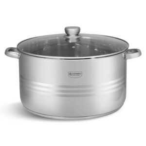 Edenberg Κατσαρόλα 40cm με γυάλινο καπάκι EB-3025