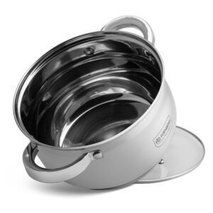 Edenberg Κατσαρόλα 18cm με γυάλινο καπάκι EB-3724 - Image 2