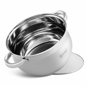 Edenberg Κατσαρόλα 22cm με γυάλινο καπάκι EB-3726 - Image 2