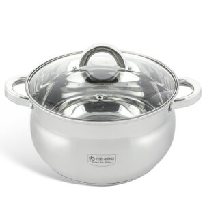 Edenberg Κατσαρόλα 24cm με γυάλινο καπάκι EB-3727