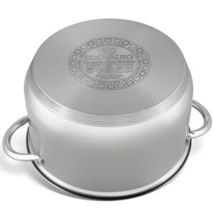 Edenberg Σετ κατσαρόλες με γυάλινα καπάκια 12 τμχ EB-4000 - Image 4