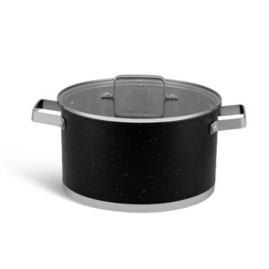 Edenberg Σετ μαγειρικά σκεύη από ανοξείδωτο ατσάλι σε μαύρο χρώμα 12 τμχ EB-4069 - Image 5