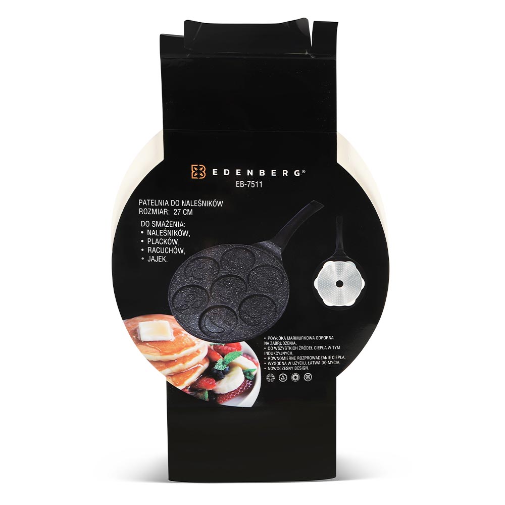 Edenberg Αντικολλητικό τηγάνι για pancakes Ø27cm EB-7511 - Image 4