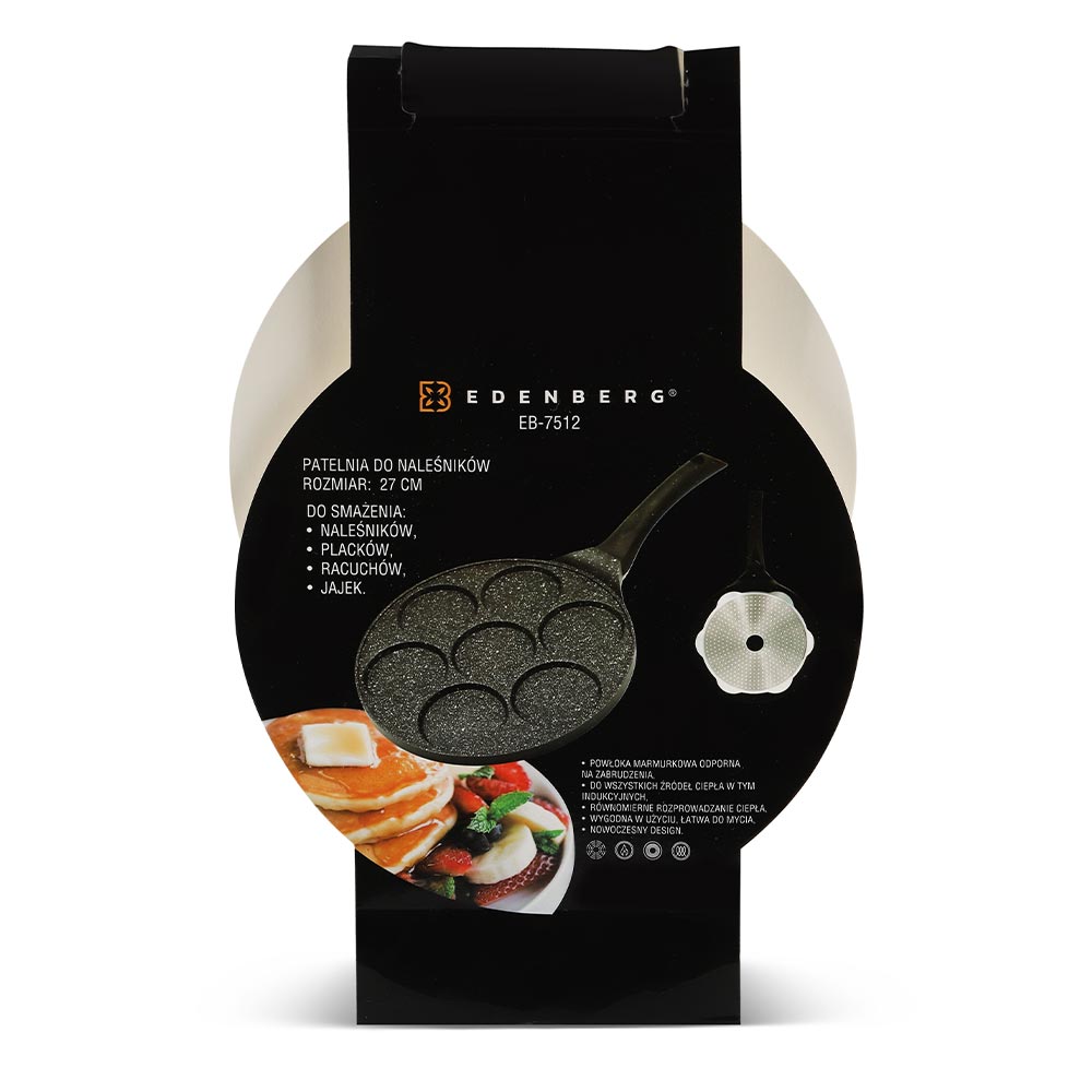 Edenberg Αντικολλητικό τηγάνι για pancakes Ø27cm EB-7512 - Image 4