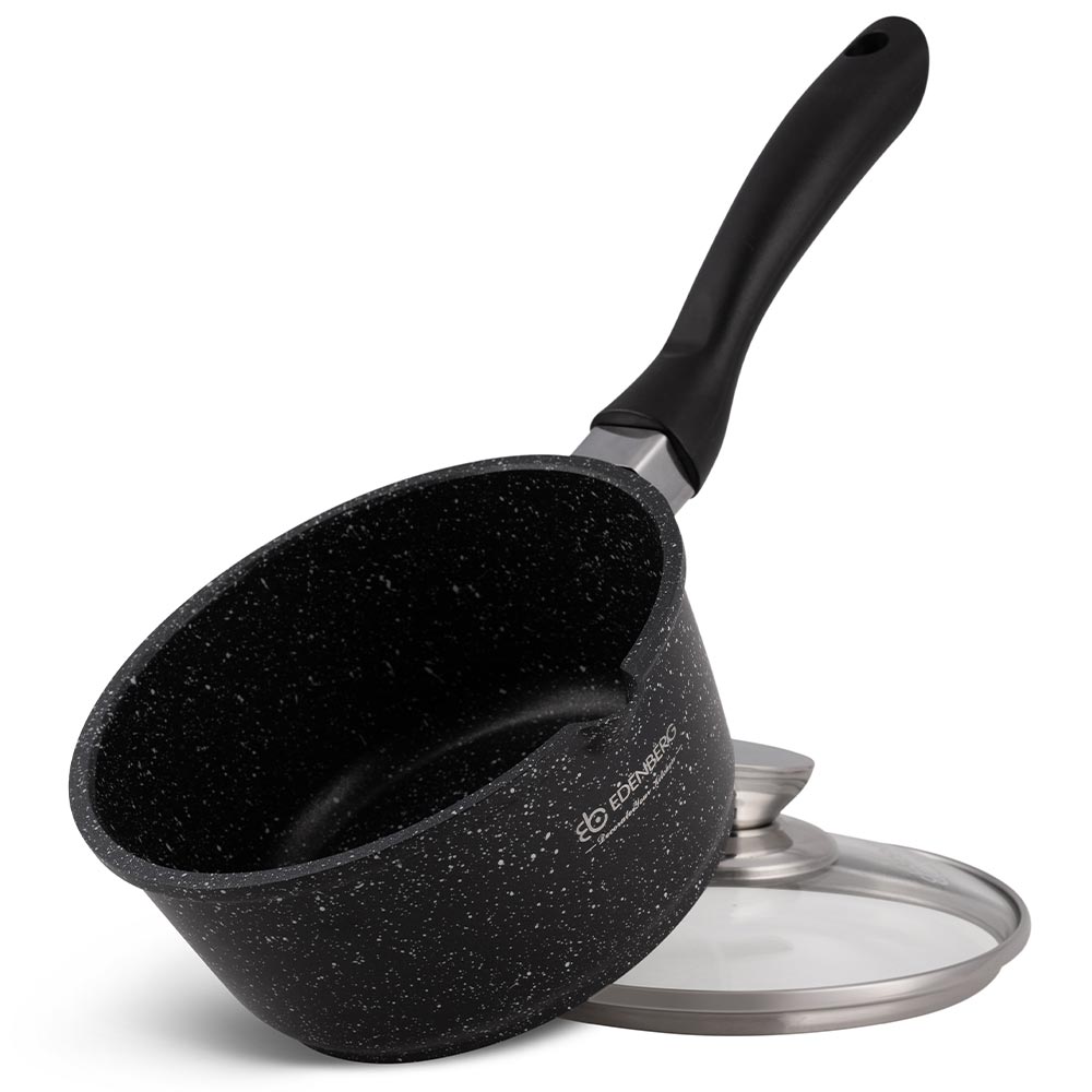 Edenberg Κατσαρολάκι 16cm με γυάλινο καπάκι EB-8044 - Image 2