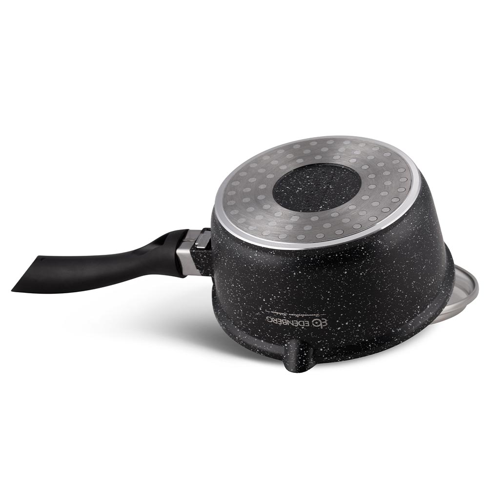 Edenberg Κατσαρολάκι 16cm με γυάλινο καπάκι EB-8044 - Image 3