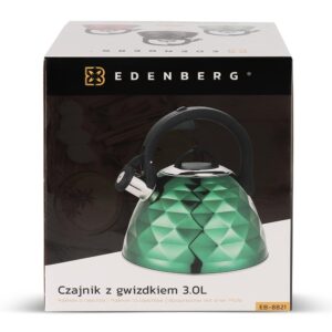 Edenberg Βραστήρας Νερού - Τσαγιερό σε πράσινο χρώμα 3Lt EB-8821-GRN - Image 4