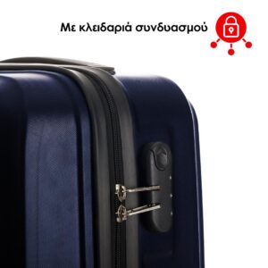 Ground Σετ βαλίτσες ταξιδιού 3 τμχ σε μπλε χρώμα Prism GR0106343-005 - Image 3