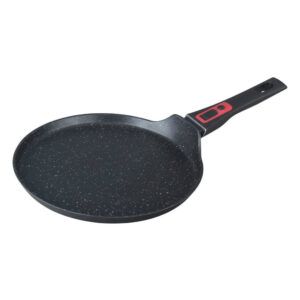 Herzberg HG-7028CP Αντικολλητικό Τηγάνι - Κρεπιέρα με Αφαιρούμενη Λαβή Ø28cm