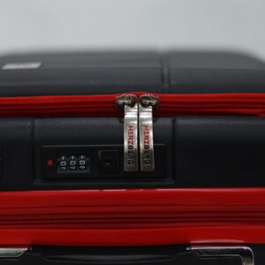 Herzberg Βαλίτσα Καμπίνας – Χειραποσκευή Trolley Μαύρη HG-8063BLK - Image 5