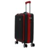 Herzberg Βαλίτσα Καμπίνας – Χειραποσκευή Trolley Μαύρη HG-8063BLK