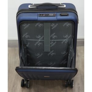 Herzberg Βαλίτσα Καμπίνας – Χειραποσκευή Trolley Μπλε HG-8065BLU - Image 7