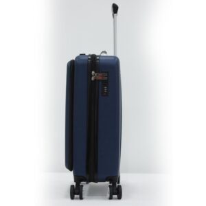 Herzberg Βαλίτσα Καμπίνας – Χειραποσκευή Trolley Μπλε HG-8065BLU - Image 2