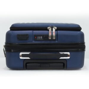 Herzberg Βαλίτσα Καμπίνας – Χειραποσκευή Trolley Μπλε HG-8065BLU - Image 3