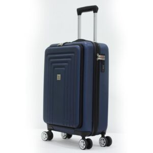 Herzberg Βαλίτσα Καμπίνας – Χειραποσκευή Trolley Μπλε HG-8065BLU - Image 5