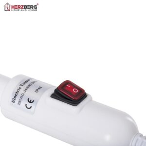 Herzberg Θερμαινόμενη κρεμάστρα για πετσέτες 100W HG-8071 - Image 7