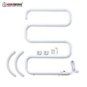 Herzberg Θερμαινόμενη κρεμάστρα για πετσέτες 100W HG-8071 - Image 2