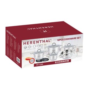 Herenthal Σετ μαγειρικά σκεύη 12 τεμαχίων HT-1242 - Image 3