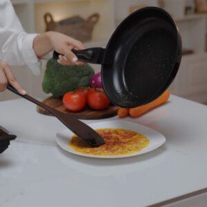HomeVero 13pcs Carbon Steel Cookware Set Black HV-1013B - Image 3