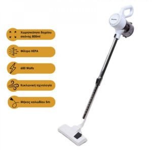 Ηλεκτρική Σκούπα Stick Χωρίς Σακούλα 2 σε 1 600W HomeVero HV-SVC600 - Image 6