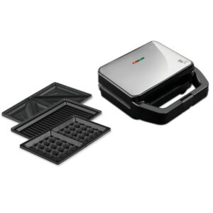Berlinger Haus Τοστιέρα-Γκριλιέρα-Βαφλιέρα XL 3 σε 1 800W Black Vantage Collection LP-KL-152P