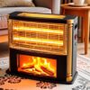 Lexical Quartz Heater Black 2000W LQH-8006-2