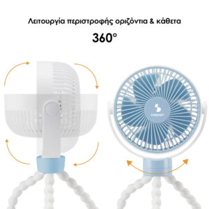 Beper Ανεμιστήρας επαναφορτιζόμενος μίνι με εύκαμπτο τρίποδο P206VEN430 - Image 2