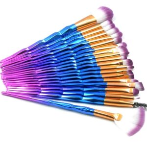Επαγγελματικό Σετ Πινέλων Μακιγιάζ Unicorn 20 τεμαχίων από Συνθετική Τρίχα, Make-up brushe
