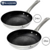 Blaumann Σετ 2 Αντικολλητικά Τηγάνια 24εκ και 28εκ Gourmet Line