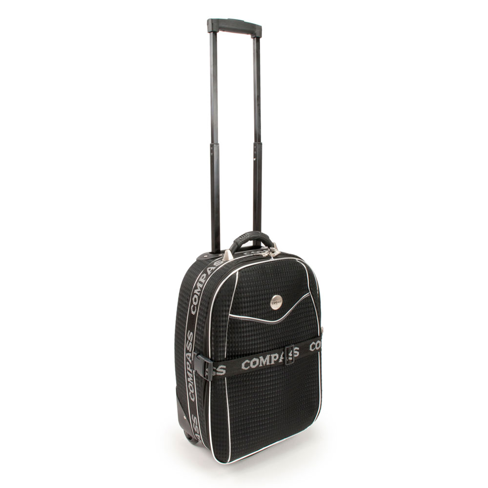 SUNRISE BAGS ΒΑΛΙΤΣΑ ΥΦΑΣΜΑΤΙΝΗ 76 λίτρα 76cm ΜΑΥΡΗ 2036Α-5-30-BK