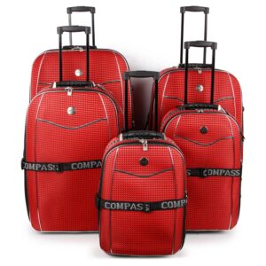 SUNRISE BAGS ΒΑΛΙΤΣΑ ΥΦΑΣΜΑΤΙΝΗ 53 λίτρα 68cm ΚΟΚΚΙΝΗ 2036Α-5-27-RED - Image 2