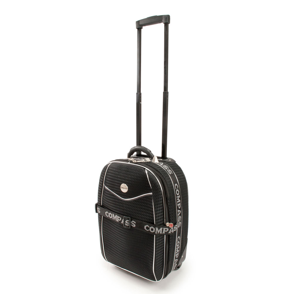 SUNRISE BAGS ΒΑΛΙΤΣΑ ΥΦΑΣΜΑΤΙΝΗ 76 λίτρα 76cm ΜΑΥΡΗ 2036Α-5-30-BK - Image 3
