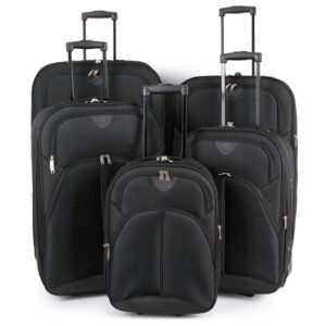 SUNRISE BAGS ΒΑΛΙΤΣΑ ΧΕΙΡΑΠΟΣΚΕΥΗ ΥΦΑΣΜΑΤΙΝΗ 48 λίτρα 57cm ΜΑΥΡΗ 2119-21-BK - Image 2