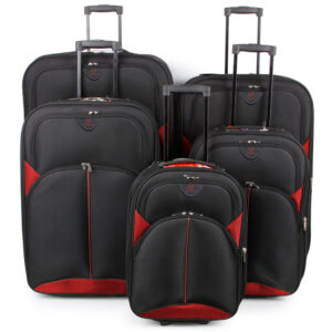SUNRISE BAGS ΒΑΛΙΤΣΑ ΥΦΑΣΜΑΤΙΝΗ 88 λίτρα 76cm ΚΟΚΚΙΝΗ 2119-28-RED - Image 2